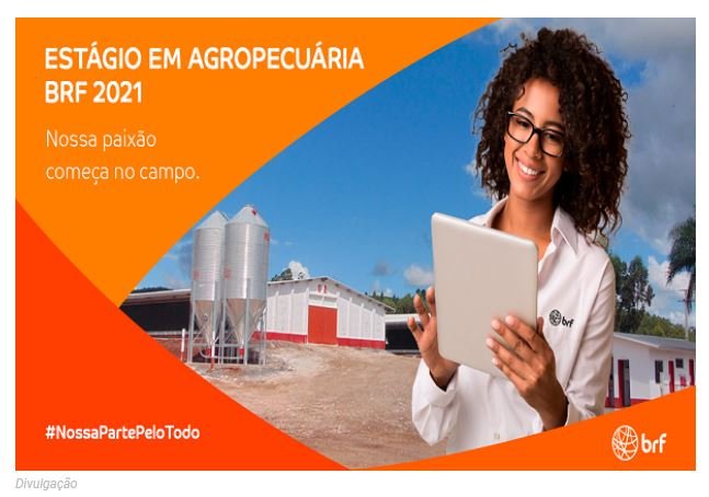 BRF abre inscrições para programa de estágio em Agropecuária