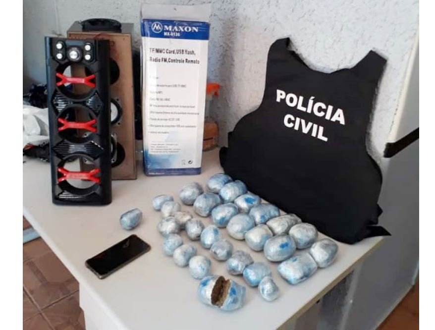 Polícia Civil desarticula bandido e faz mais uma apreensão de drogas em Nova Guarita