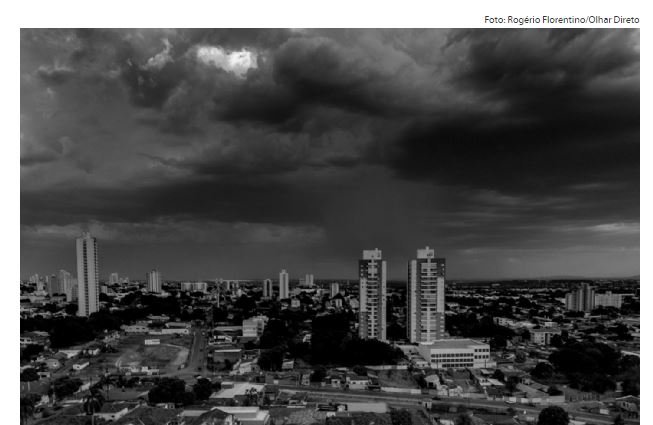 CPTEC emite alerta de tempestades e granizo em Cuiabá e outras 138 cidades de MT; veja lista