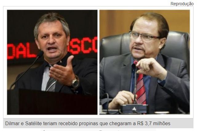 MP denuncia e pede bloqueio de R$ 32,4 milhões de Dilmar, Satélite e mais 11