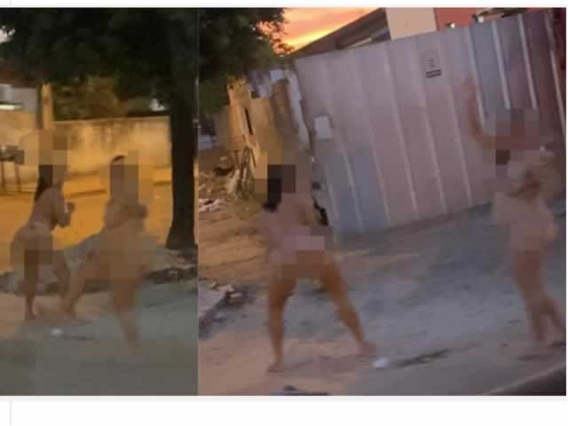 Garotas de programa são autuadas após serem flagradas nuas no meio da rua