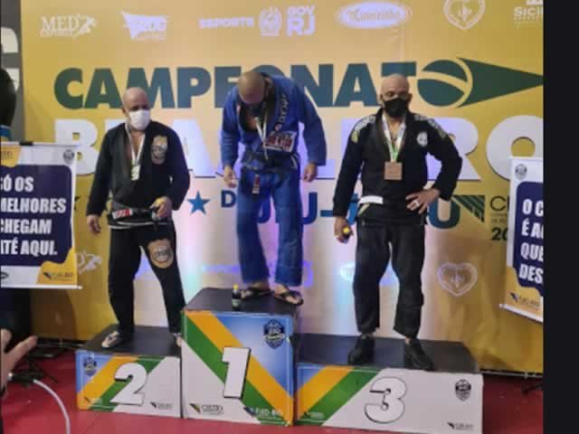 Policial civil de MT é vice-campeão de Jiu-jitsu em campeonato nacional