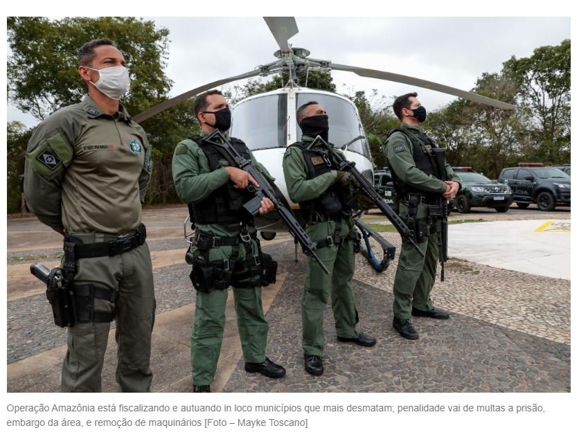 Operação coloca mais de 100 servidores em campo para frear desmatamento ilegal em MT