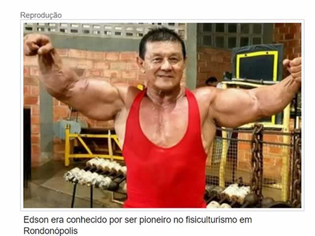 Campeão de fisiculturismo morre de Covid aos 67 anos em MT