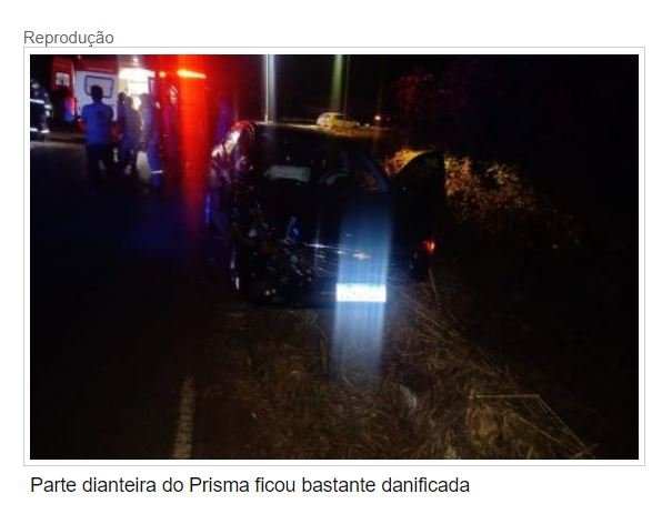 Mulher é atingida por Prisma ao fazer conversão e morre (fotos)