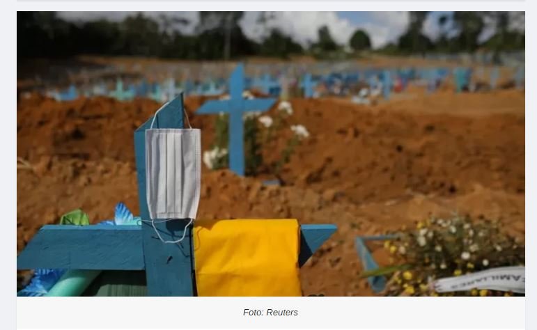 Brasil ultrapassa a marca de 500 mil mortos pela Covid-19
