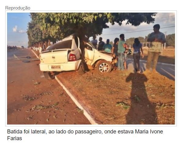 Carro 'abraça' árvore e casal morre na hora no interior de MT