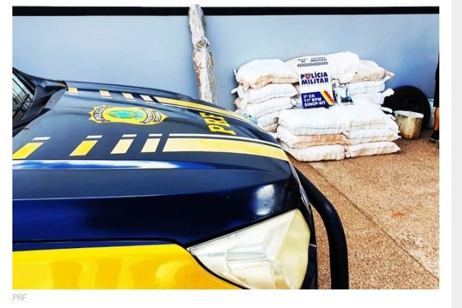 PRF e PM apreendem meia tonelada de agrotóxicos contrabandeados em Sinop