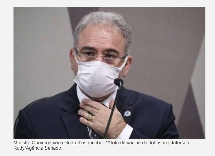 Ministério da Saúde recebe 1º lote da vacina Janssen de dose única