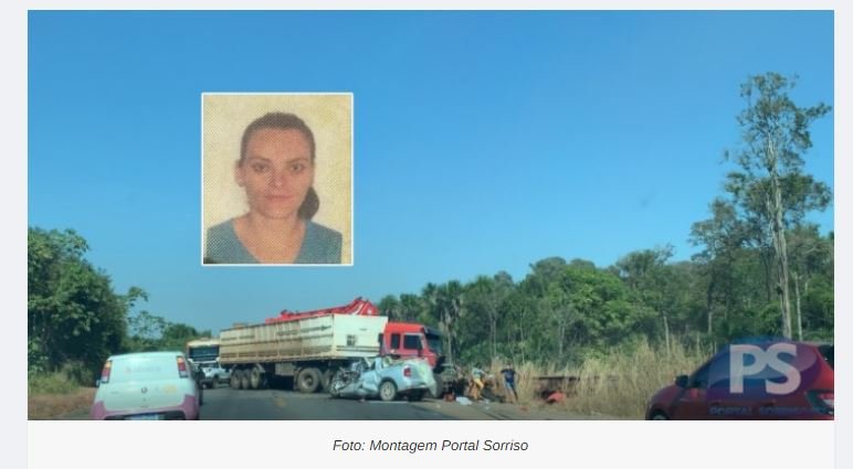 Morre jovem que se envolveu em acidente na BR-163 em Sorriso