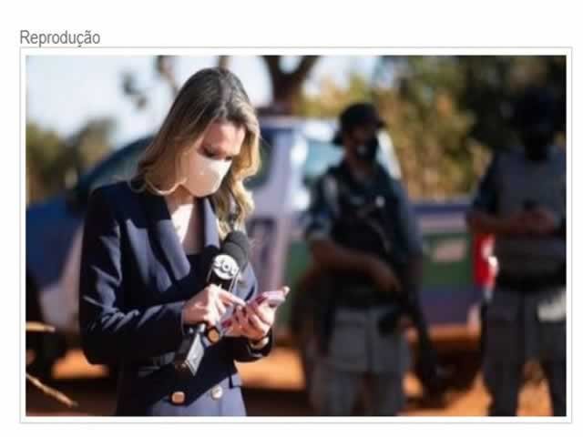 Repórter do SBT é mordida por pitbull em cobertura sobre Lázaro