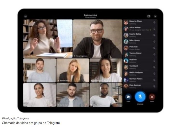 Telegram libera chamadas de vídeo em grupo e papéis de parede animados