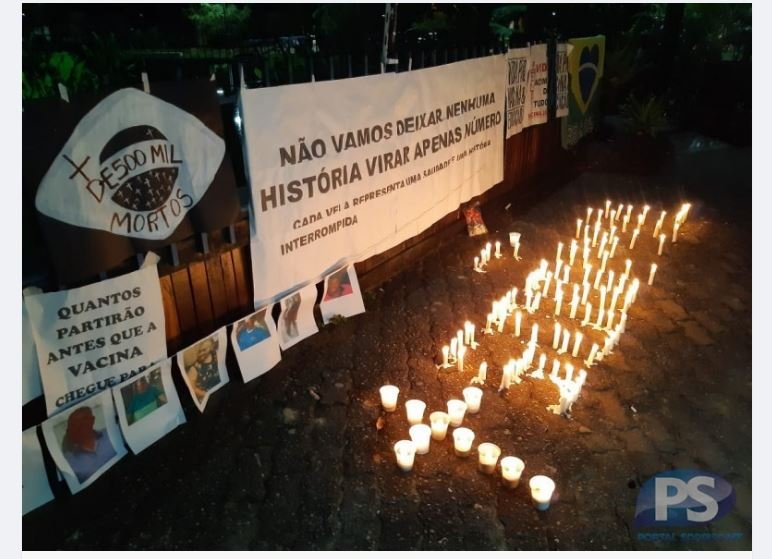 Grupo 'Mulheres que Movem Sorriso' homenageia vítimas da covid-19