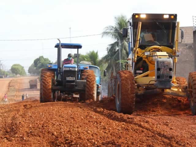 SECRETARIA DE INFRAESTRUTURA REALIZA TRABALHOS NA AVENIDA PRESIDENTE DUTRA E RUA JAIARA