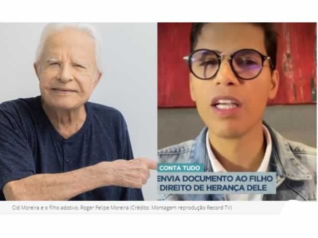 ‘Foi um engano te adotar’, diz Cid Moreira em mensagem para o filho ‘deserdado’