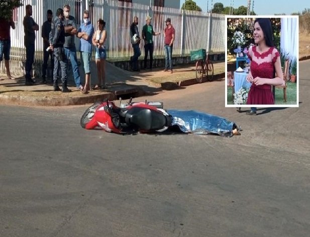 Jovem tenta ultrapassagem, é atropelada por caminhão e morre