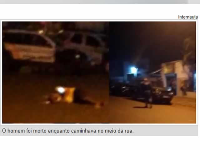 Dupla persegue e mata homem no meio da rua em MT