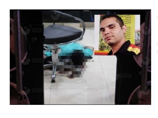 Dupla chega em salão, manda cabeleireiro sair e executa líder de facção.(Fotos)
