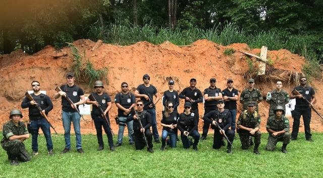 PJC de Colíder e de Nova Canaã realizam treinamento de tiros com fuzil.