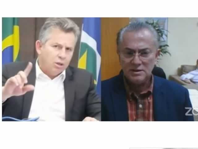 Governador e desembargador tem discussão tensa em reunião em MT