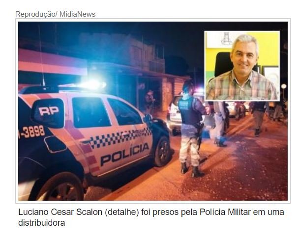 Ex-prefeito de cidade de SP é preso no interior de MT