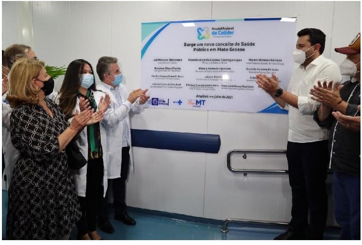 'Este é um Governo diferenciado, que faz as coisas acontecerem', afirma prefeito de Colíder em inauguração de nova ala do Hospital Regional