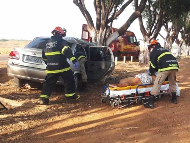 Duas pessoas faleceram e três feridos com muita gravidade num acidente na MT-320 em Colíder. (Fotos)
