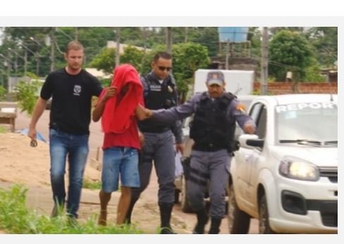 Homem acusado de estupro corta o pescoço antes de ser preso em Sinop