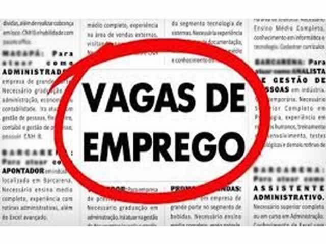 Confira as vagas de empregos para hoje (11) no SINE de Colíder.