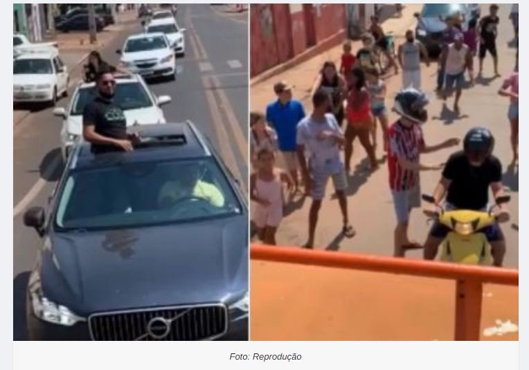 Comerciante distribui R$ 10 mil nas ruas em cidade de MT; vídeo