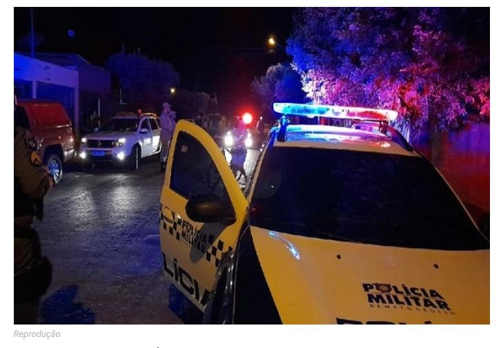Homem se irrita e dispara tiros contra festa da família de vizinho em cidade de MT.