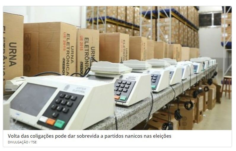 Câmara aprova PEC das regras eleitorais e volta das coligações