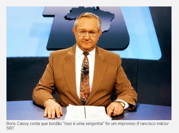 SBT 40 anos: Boris Casoy lembra tempos na emissora e origens dos bordões