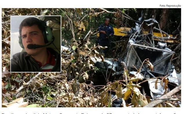 Piloto continua desaparecido após queda de avião e família busca informações