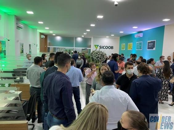 SICOOB norte de MT reinaugura sua agencia em Colíder. (Vídeo)