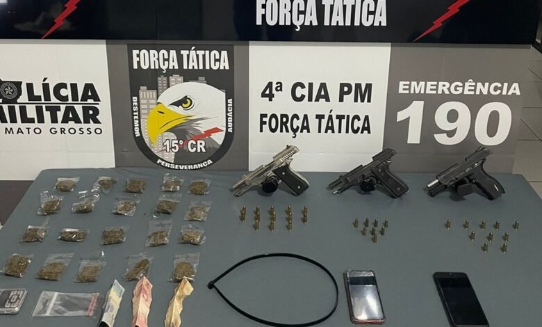 Três homens são mortos em confronto com a PM em Guarantã do Norte.