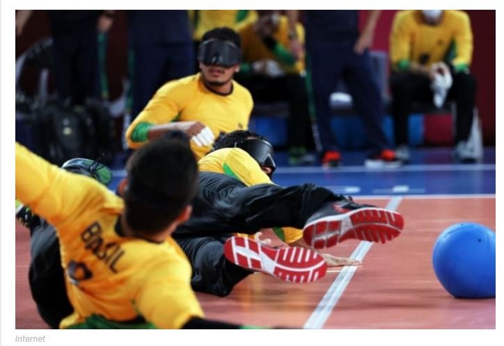Com atleta de MT, Brasil leva ouro inédito no goalball nas Paralimpíadas de Tóquio
