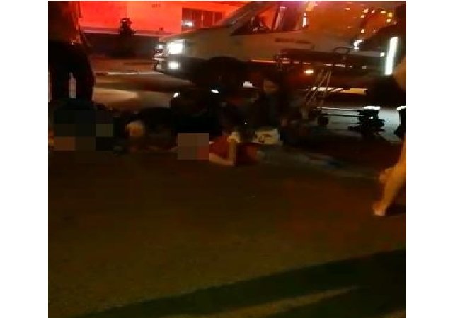 Motorista de automóvel atropela mulher em moto e foge sem prestar socorro