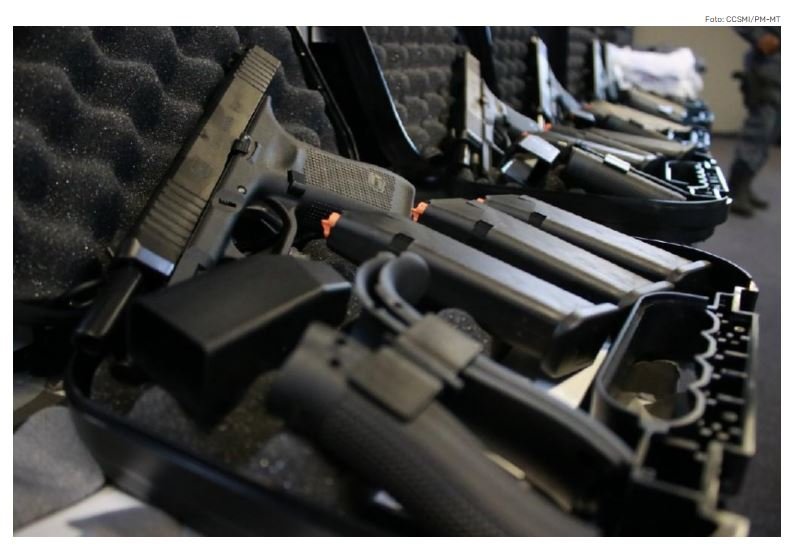 Governo de MT gasta R$ 12 milhões para compra de armas de fogo para forças de segurança
