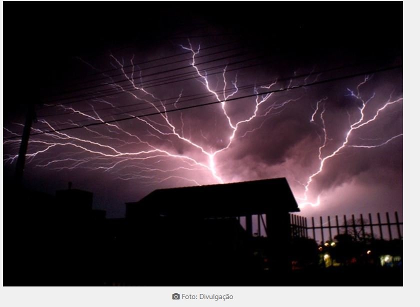 Energisa registrou 945 mil raios nos últimos 10 dias