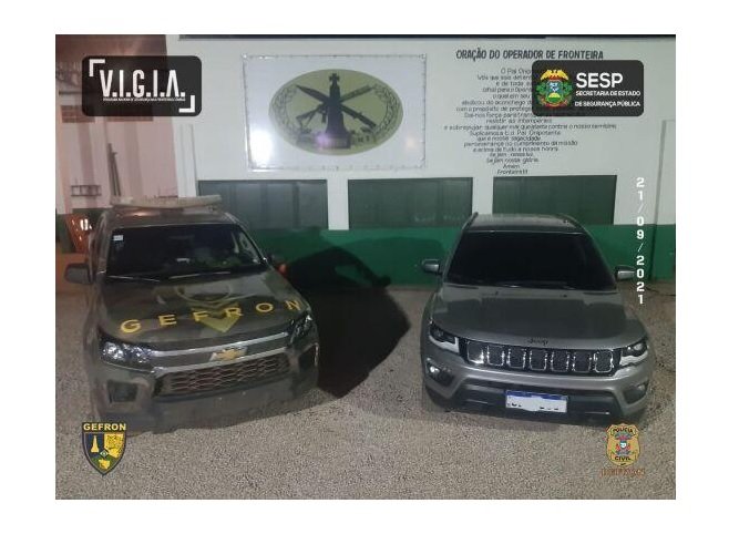 Dois policiais militares são detidos em MT com carro roubado no Rio de Janeiro