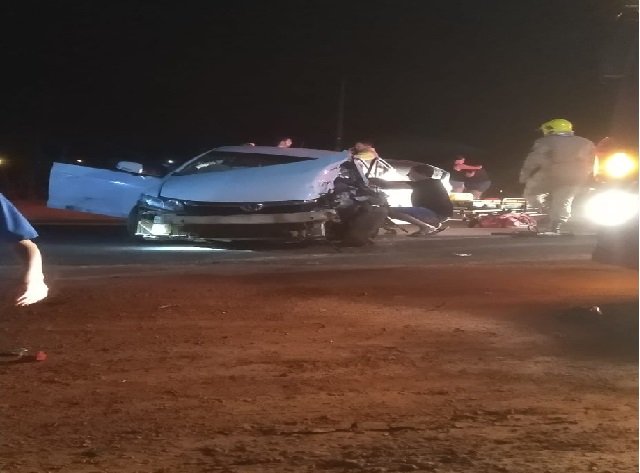 Colisão entre carros deixa homem morto na BR-163