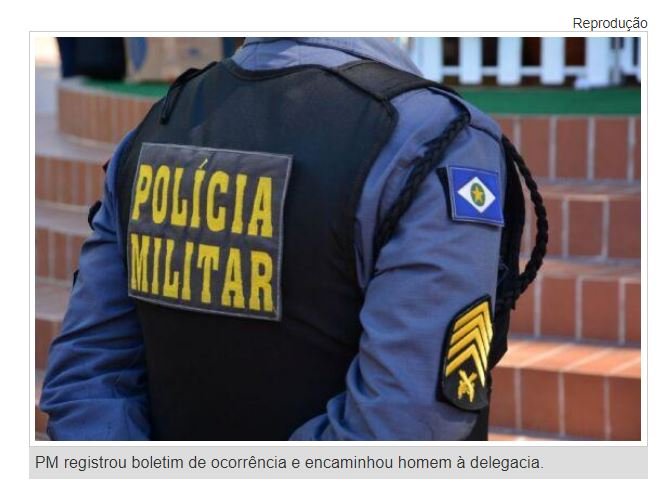 Morador de MT vai à PM, diz que flagrante está em seu bolso e pede para ser preso