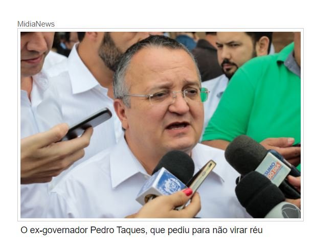 Taques desqualifica trabalho do MPE e pede para não virar réu