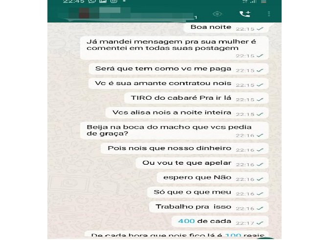 Garota de programa denuncia cliente casado por fazer suruba, beijar, lamber, chupar e não pagar programa