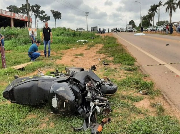 Dois morrem em acidente envolvendo motos na MT 208