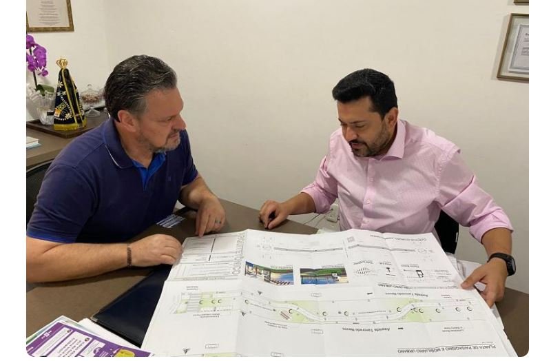 Prefeito visita Senador e garante recursos para revitalização da Avenida Tancredo Neves