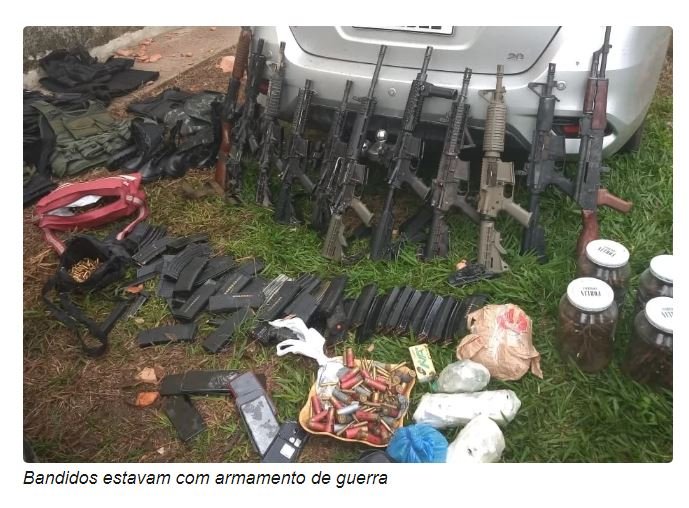 Troca de tiros com a polícia termina com 25 mortos, em Varginha