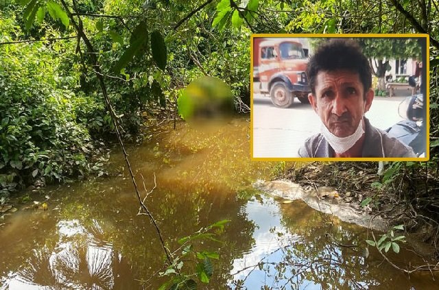 Identificado cadáver localizado em córrego; Polícia busca assassino