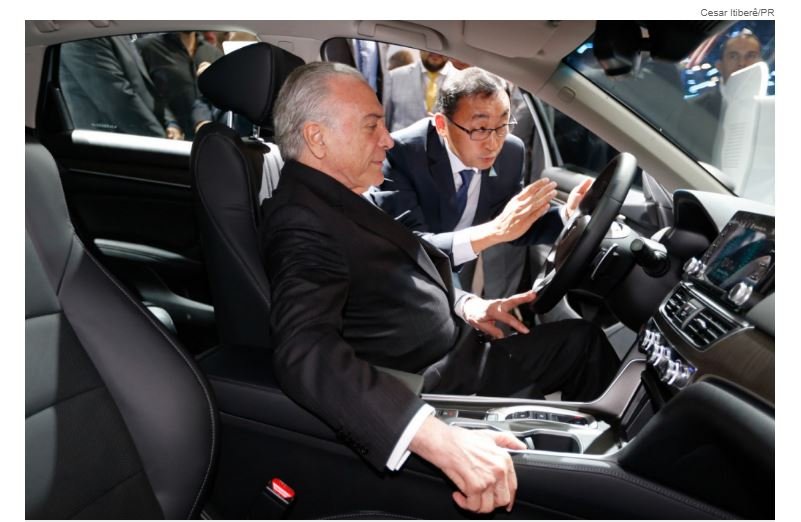 Regime automotivo Rota 2030 ainda depende da sanção de Temer